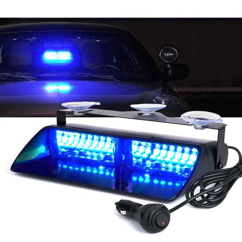 Dash mount strobe light  Amber-Amber, or Blue-Blue