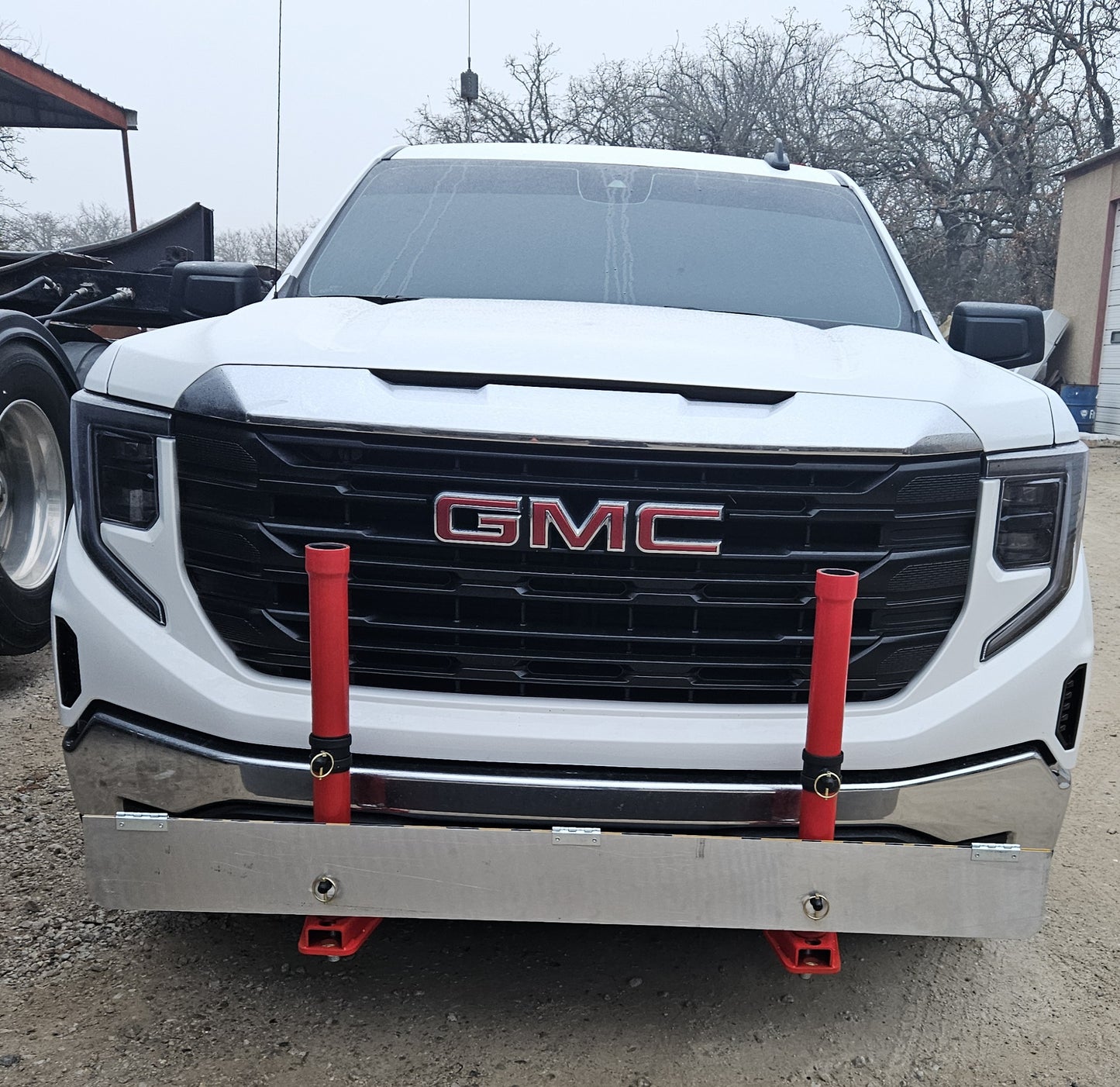 Aluminum Hinged "Over Size Load" Sign 12x60