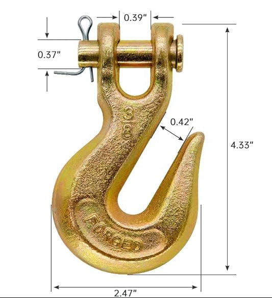 3/8" Grab Hook Grade 70