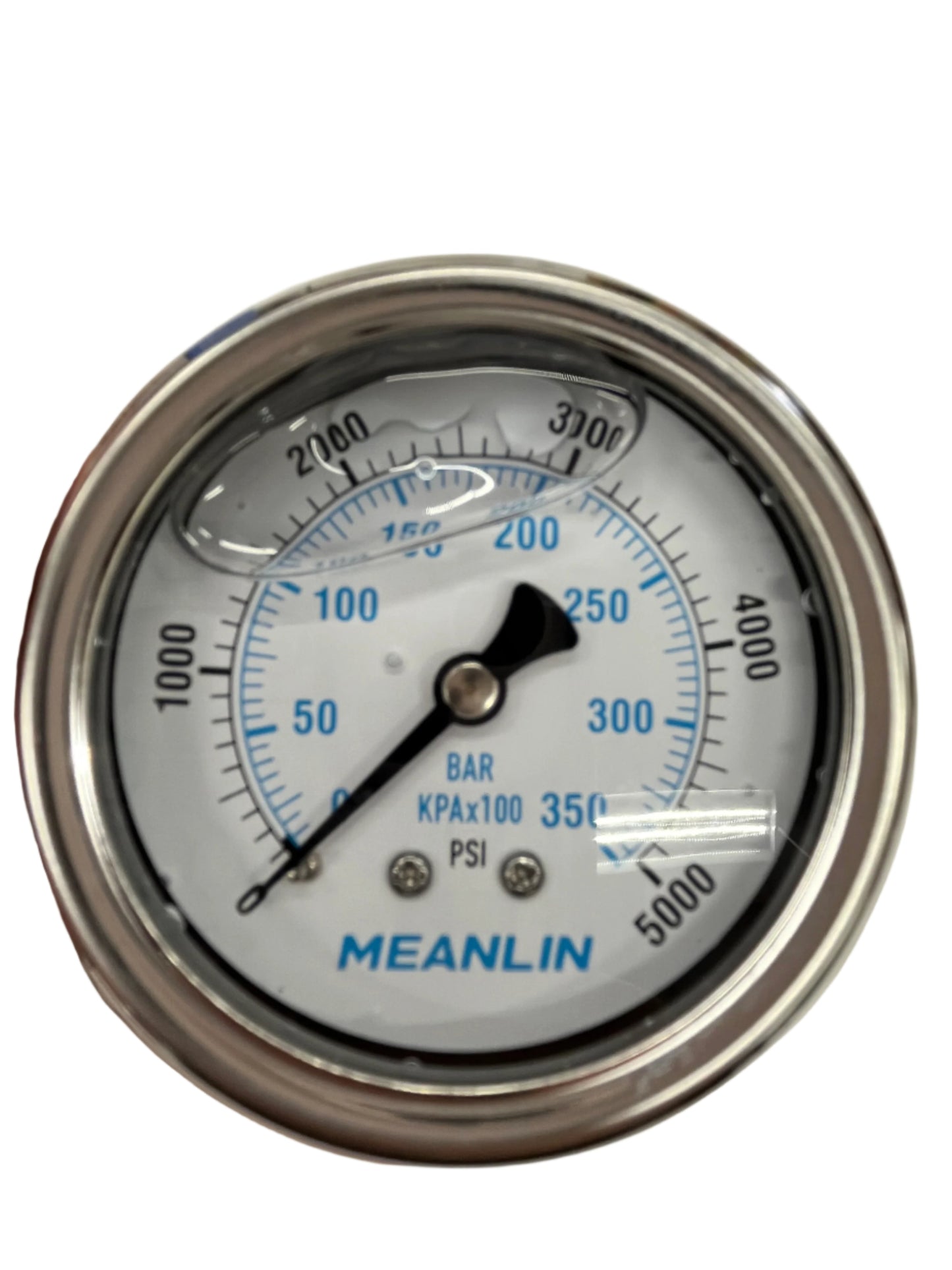 Pressure Gauge 0-5000 PSI Liquid Filled