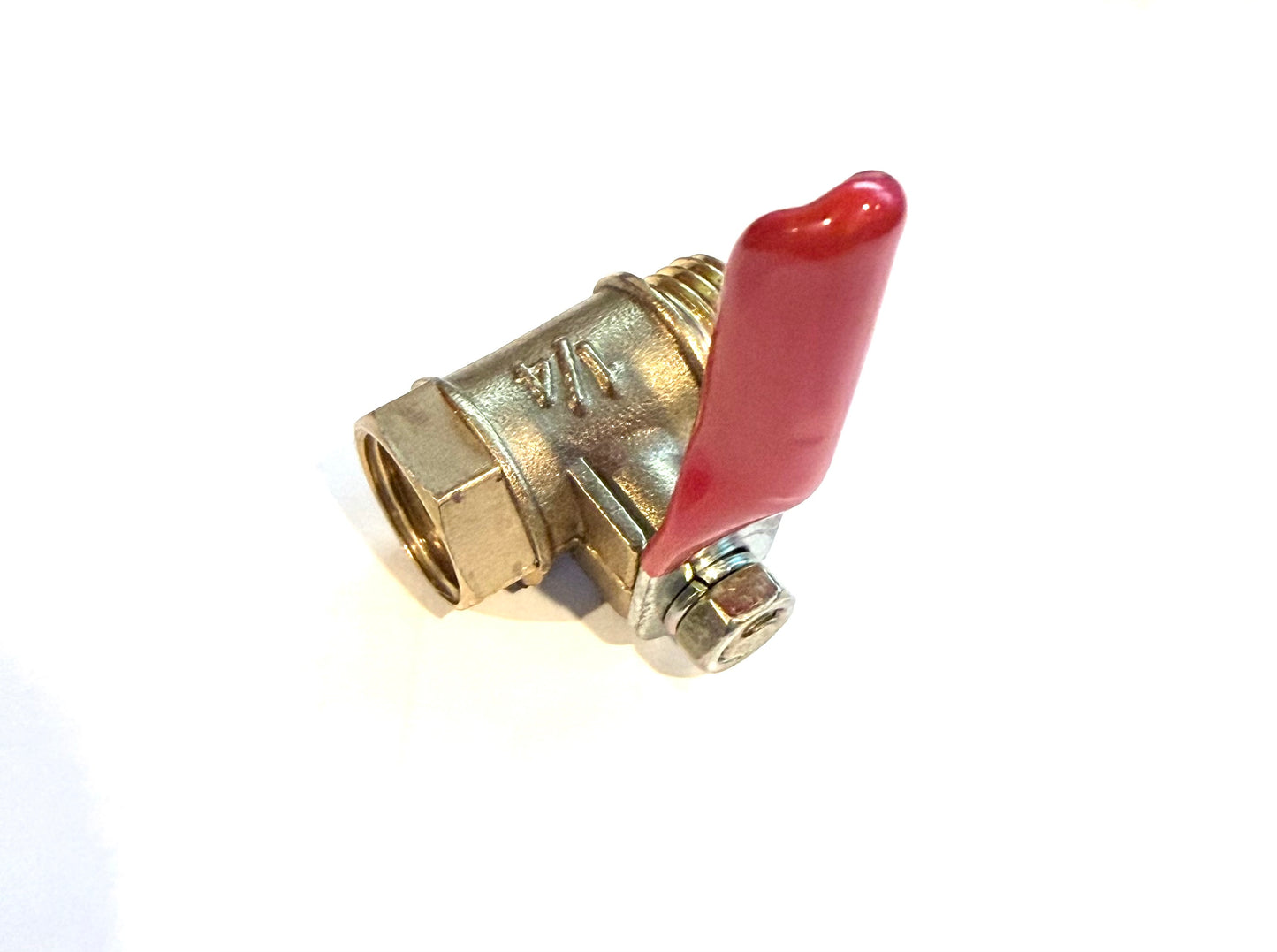 1/4" NPT HD Brass Ball Shut Off Valve