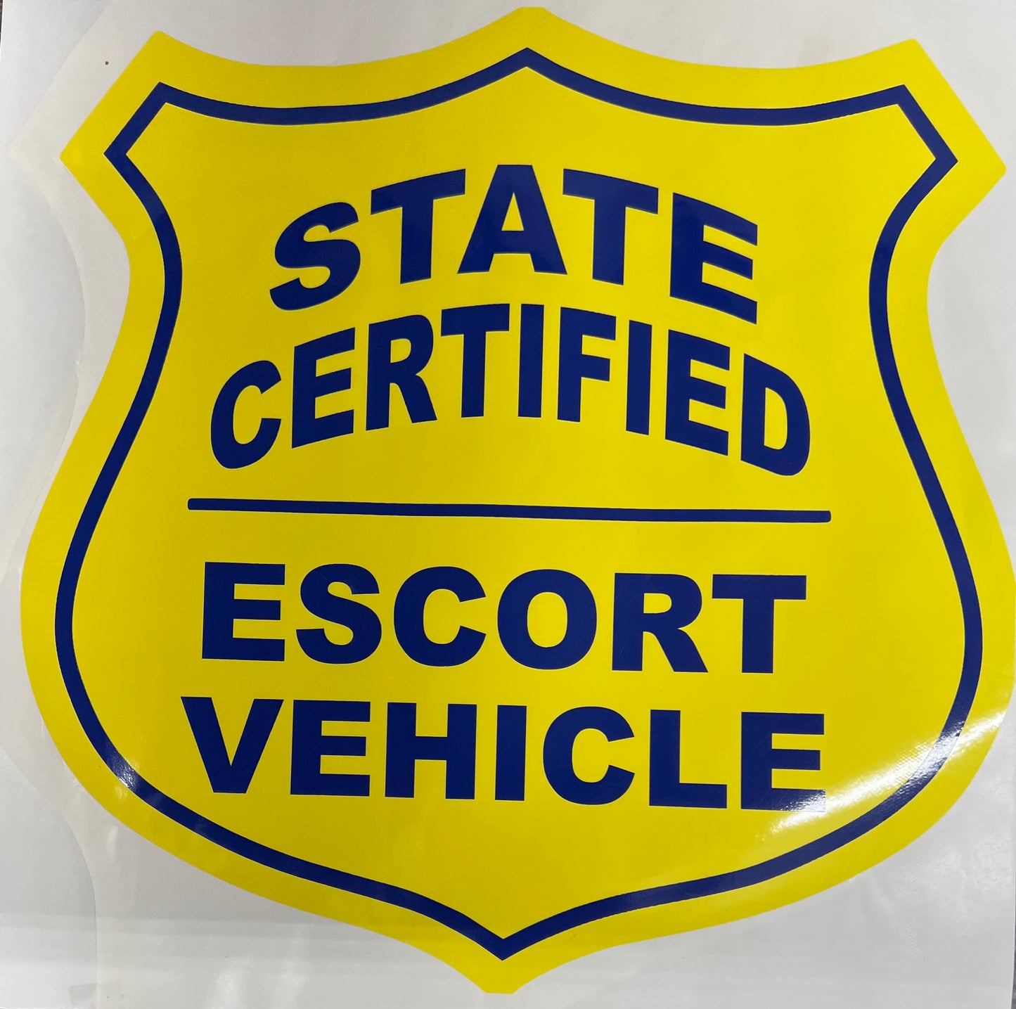 State Certified Escort Vehicle Magnet