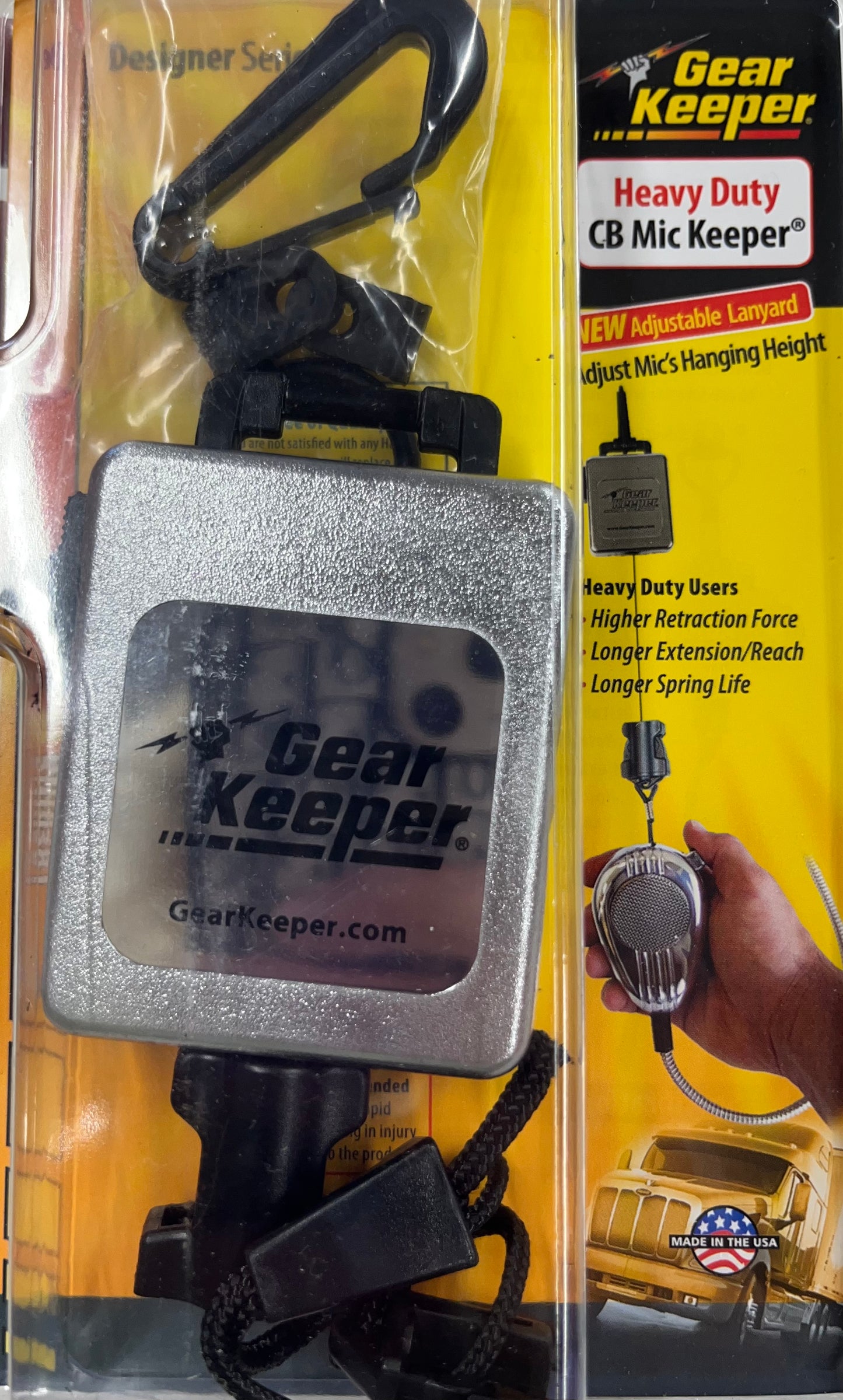 Retractable Heavy Duty Mic Keeper