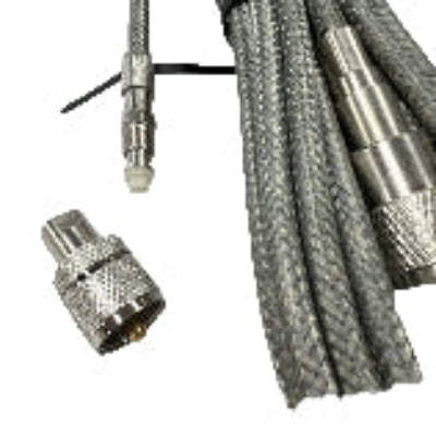 Coax 18' Plug to Plug Heavy Duty w/ removable PL259 connector