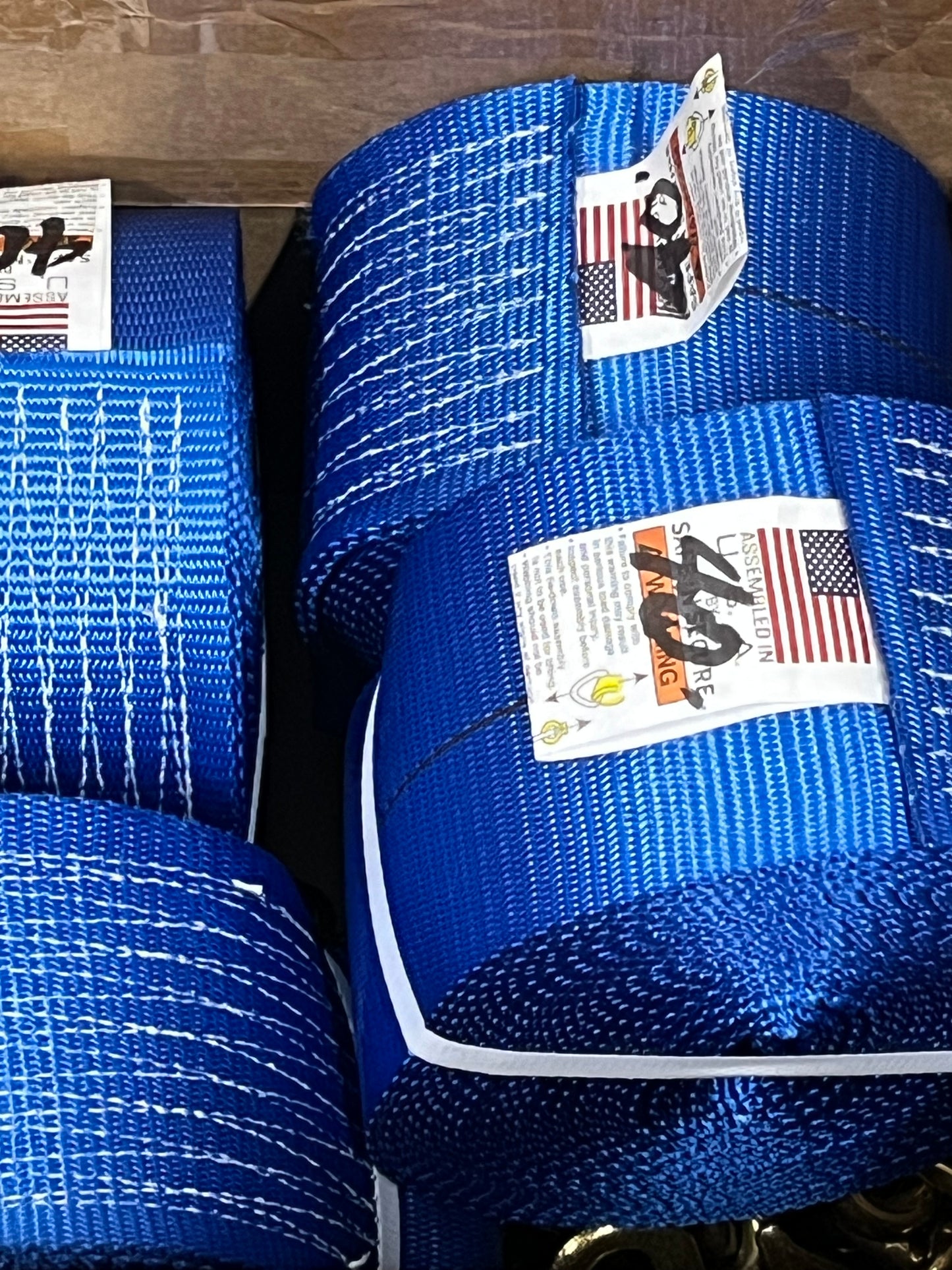 4" Ratchet OR Ratcheting Strap with Chain End, Grab Hook Heavy Duty | 4"x40'