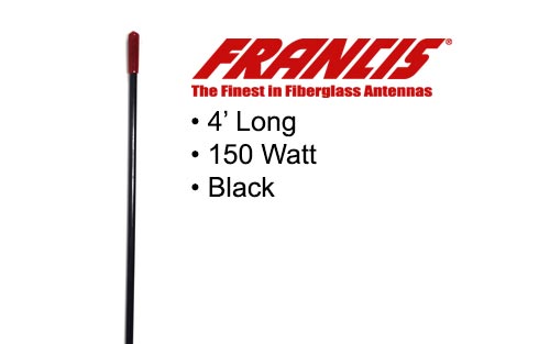 Francis 4' Fiberglass Antenna