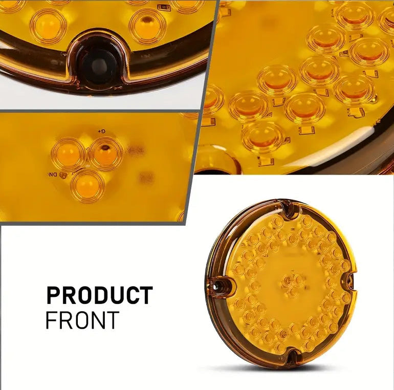7" Amber Round 47- LED Light