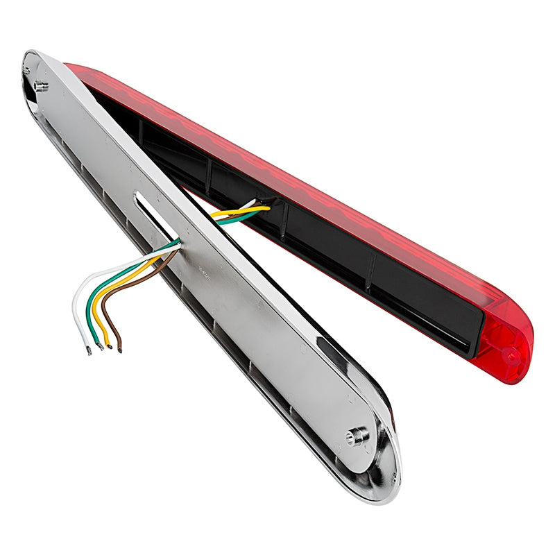 Surface Mount 11 LED Amber or Red Stop-Turn-Tail Light, 15.5"x2"