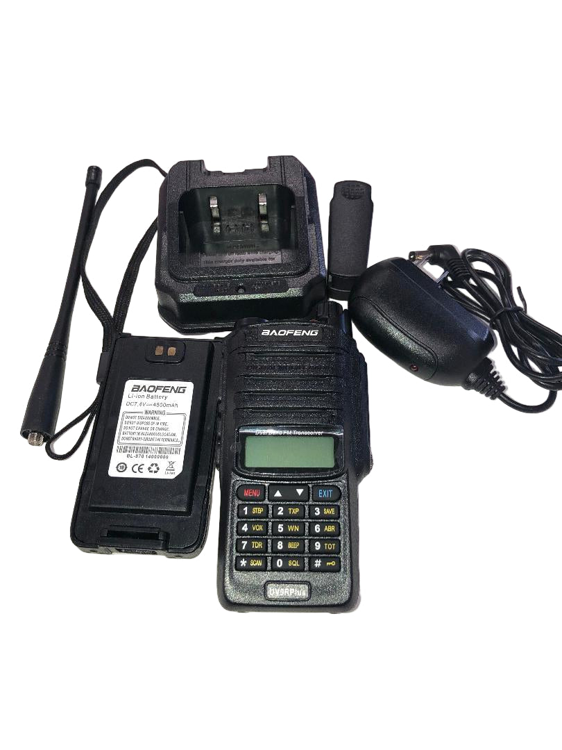 BAOFENG UHF/VHF 9R Plus Radio with Cradle