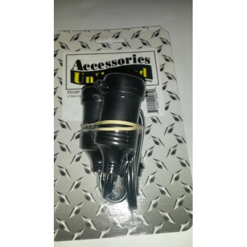 Dual Socket Cigarette Lighter Plug Adapter