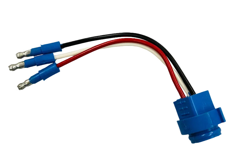 Three-pin Light Plug, Round adapter