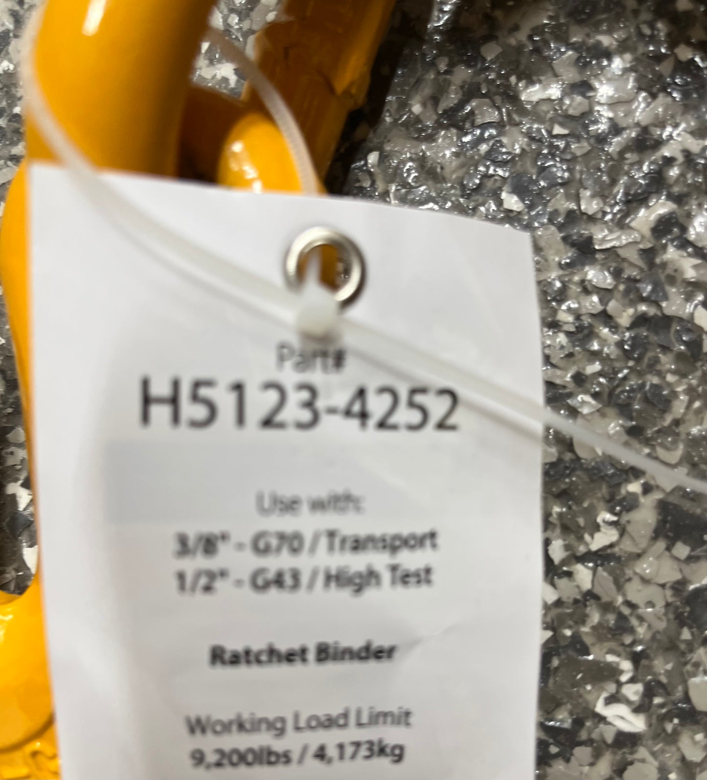 Ratchet Binder 9,200 WLL \ 3/8"X1/2"