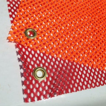 Grommet Warning Flags, 18" Orange