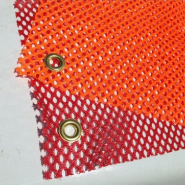 Grommet Warning Flags, 24", Orange