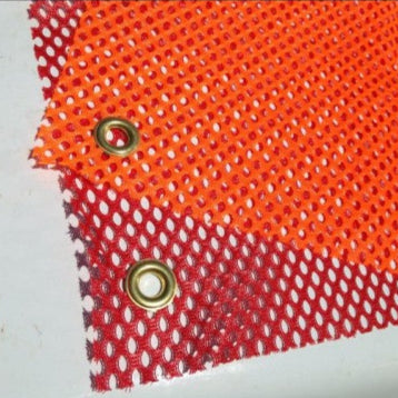 Grommet Warning Flags, 24", Red