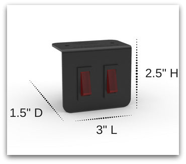 Two Switch Panel - 2 on-off Switches