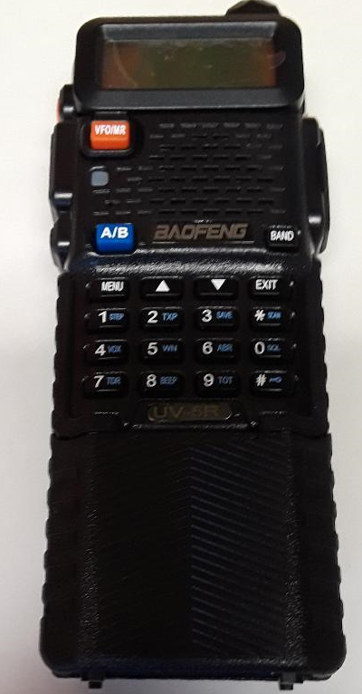 UHF-VHF Handheld Radio with Extended Battery, Baofeng UV-5R