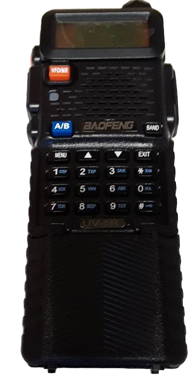 UHF-VHF Handheld Radio with Extended Battery, Baofeng UV-5R