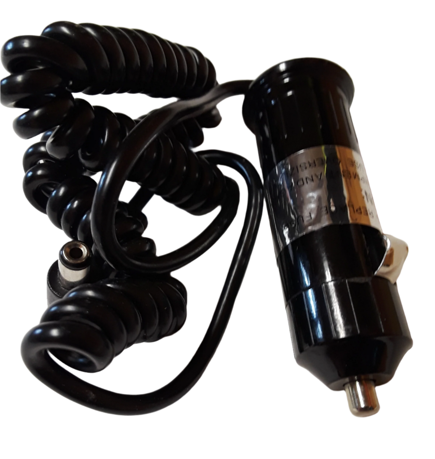 Charger For Hand-Held Radios, 12 Volt, coiled wire