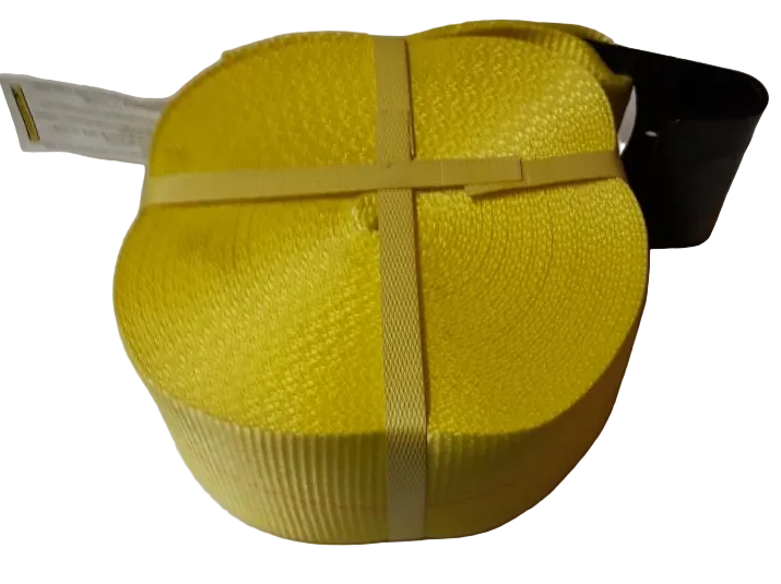 Winch Strap with Flat Hook, 4" x 60' ratchet strap extension