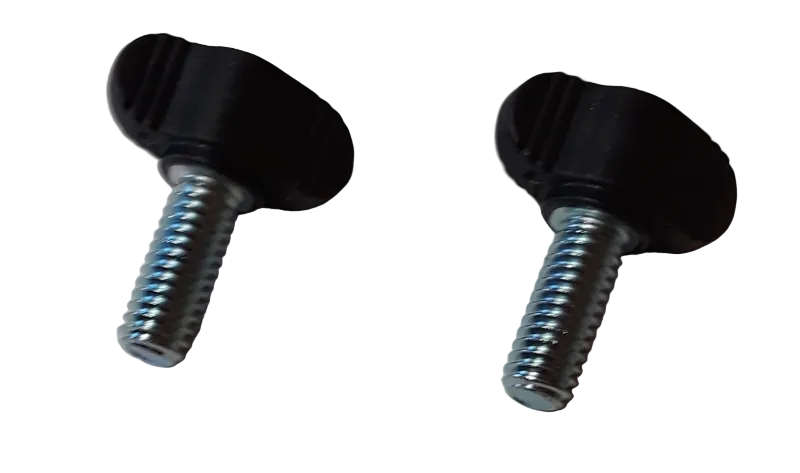 Wing knobs for stick flag holders, Pair