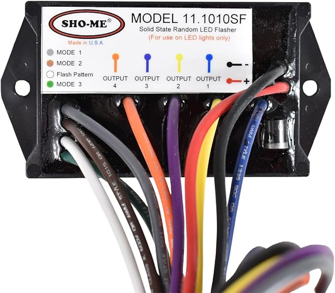 LED Flasher, Four Output 11.1010SF