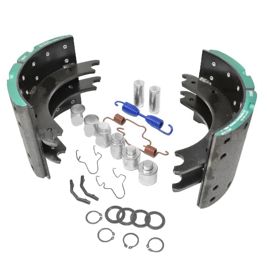 PR4692 Air Brake Shoe Kit with Hardware, 12.25" X 7.5" Spicer, Both Ends Open