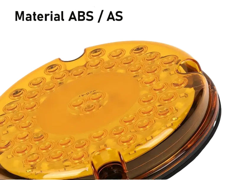 7" Amber Round 47- LED Light