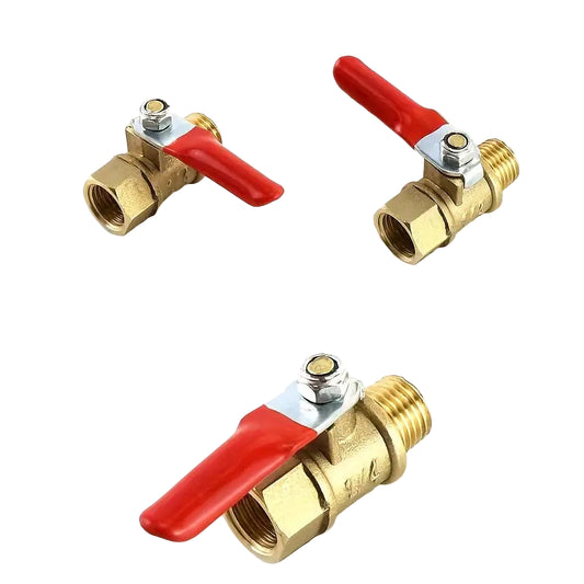 1/4" NPT HD Brass Ball Shut Off Valve