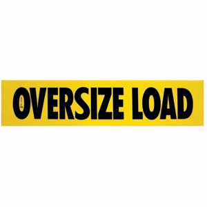 Oversize Load Sign, Wood 18x84