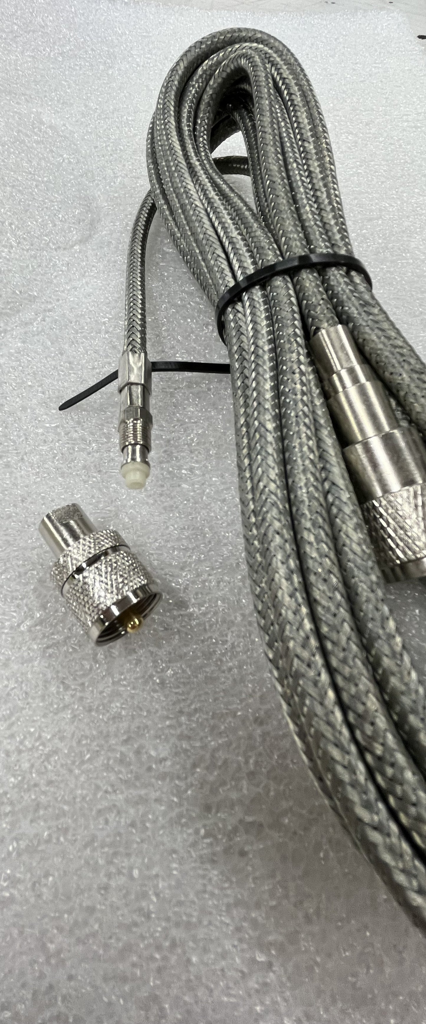 18' Plug to Plug Heavy Duty Coax w/ removable connector