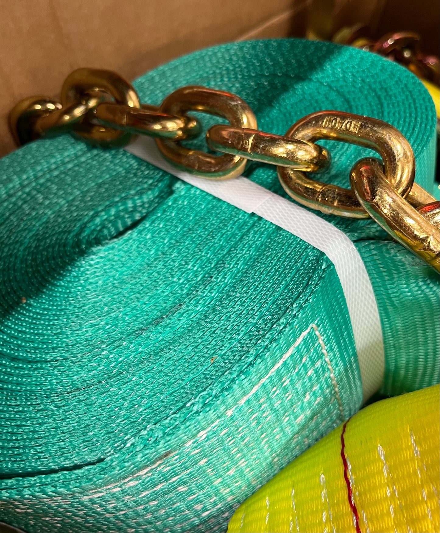 4" x 60' Load Securing Strap GREEN