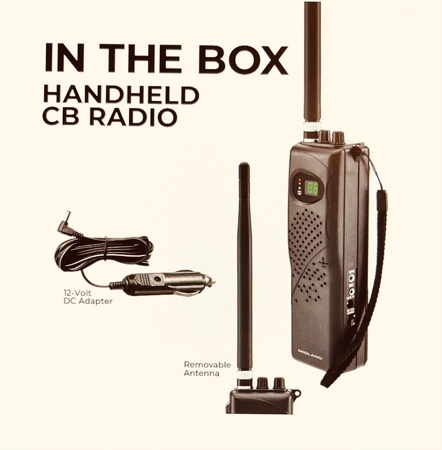 Midland Handheld 40ch. CB Radio