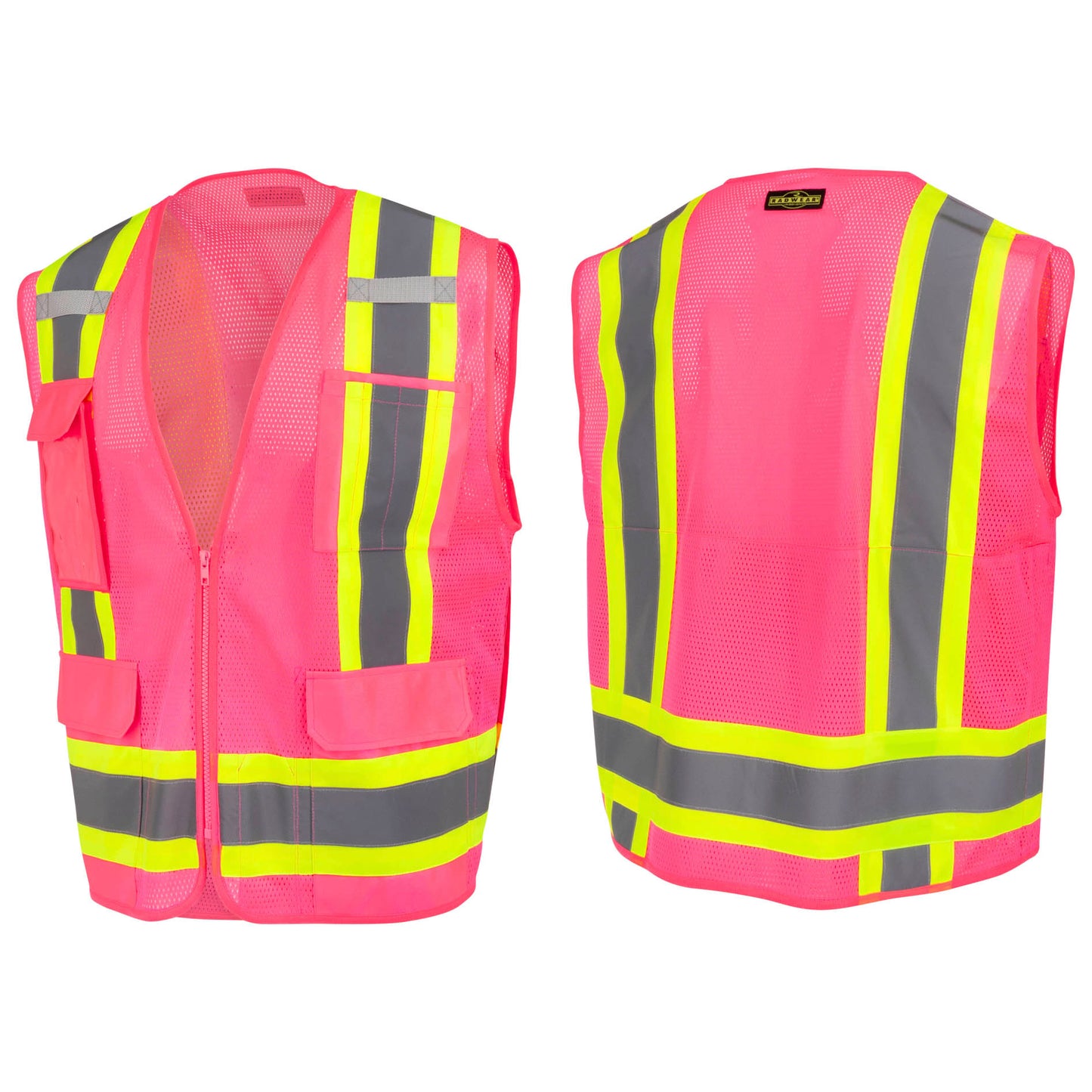 Hi Vis ANSI/ISEA Women's Pink Safety Vest Class 2