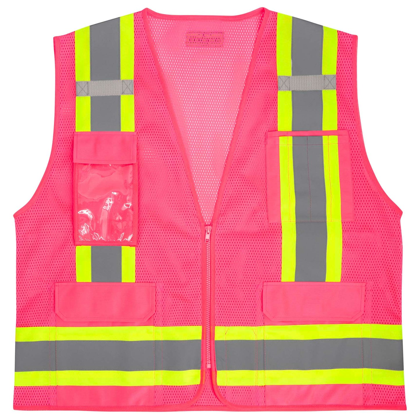 Hi Vis ANSI/ISEA Women's Pink Safety Vest Class 2