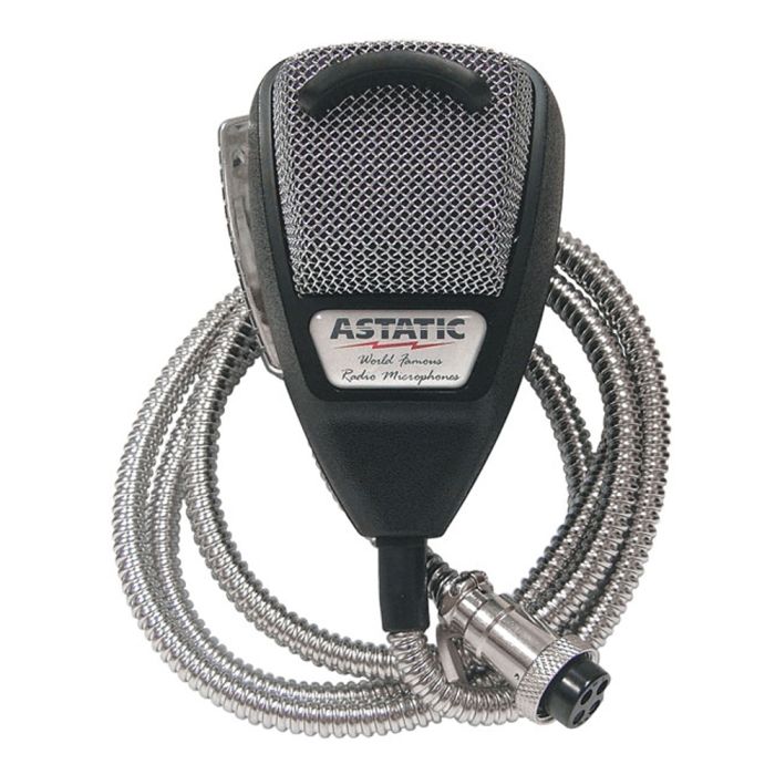 Static Detection Mic Astatic Noise Canceling Mic Silver Edition Microphone – AMC Pilot Car ...