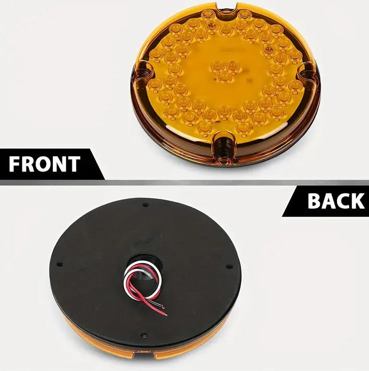 7" Amber Round 47- LED Light