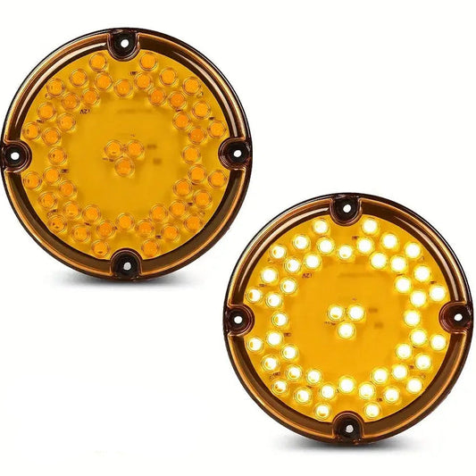7" Amber Round 47- LED Light