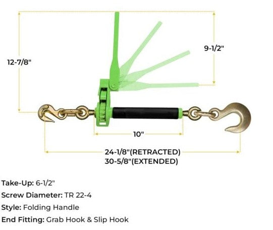 Folding Binder 5/16"-3/8" in EZ Find Green