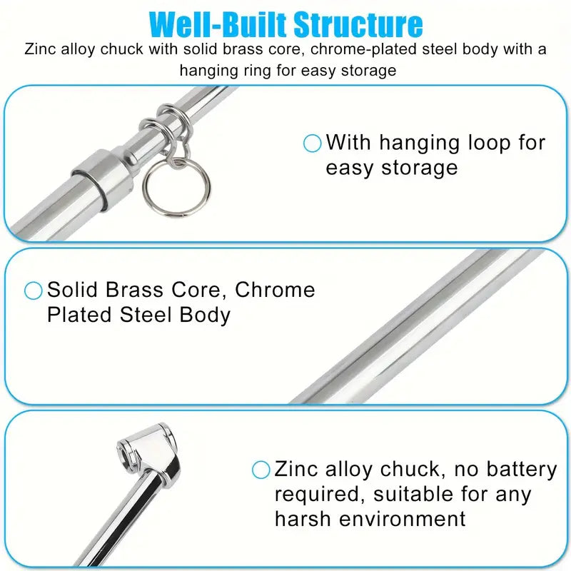 Dual Foot Angled Tire Gauge