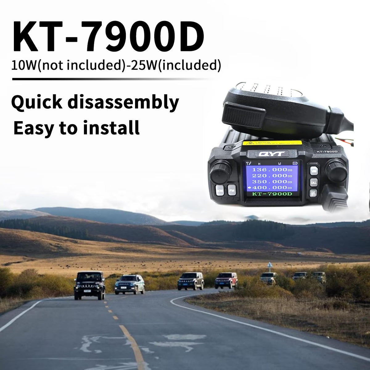 UHF-VHF Dual Band QYT KT-8900D