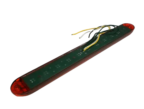 Surface Mount 11 LED Amber or Red Stop-Turn-Tail Light, 15.5"x2"