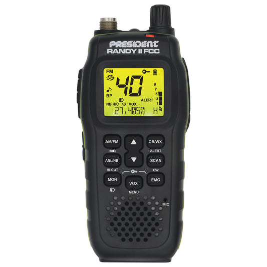 President Randy II AM/FM Handheld CB Radio