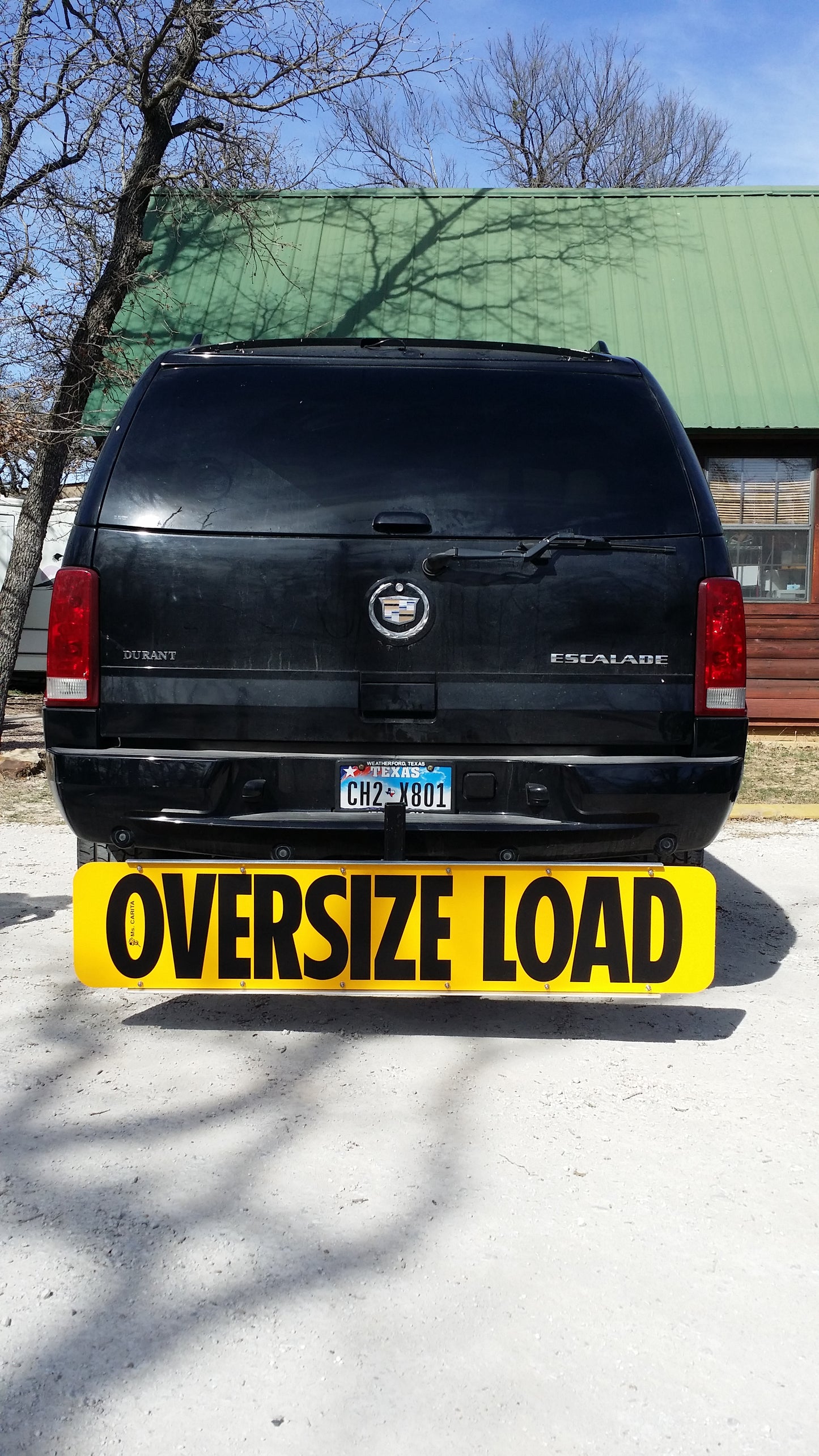 Receiver Hitch Sign Mount