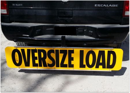 Receiver Hitch Sign Mount Frame- Sign Sold Separately
