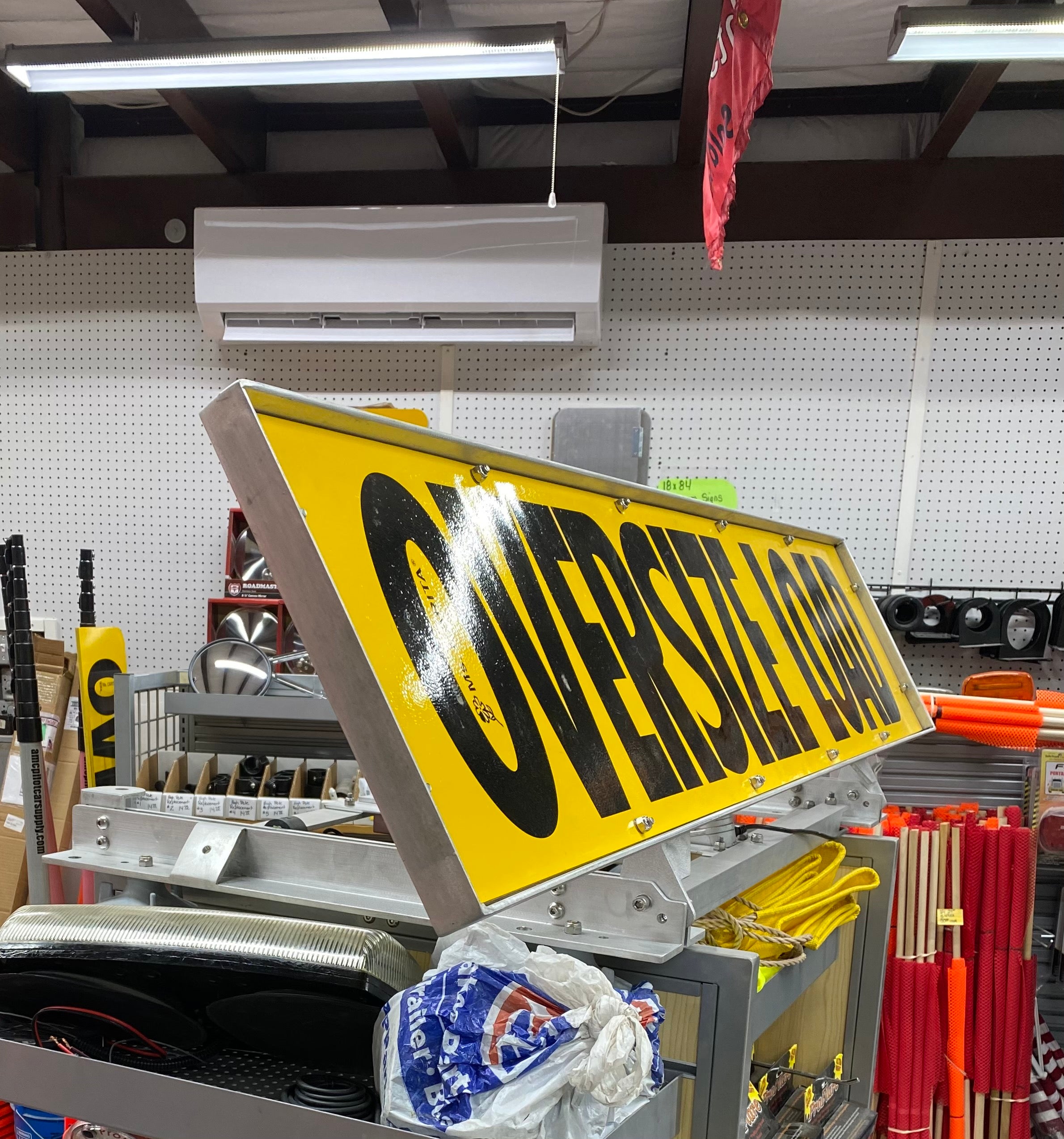 Storage Rack For Sign Riders SIGN RACKS – AMC Pilot Car Supply