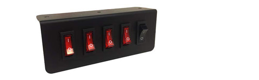 Five Switch Panel - 4 On-Off & 1 Momentary Switch