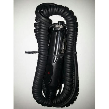 Coiled Extension Cord Power Outlet - 10 ft