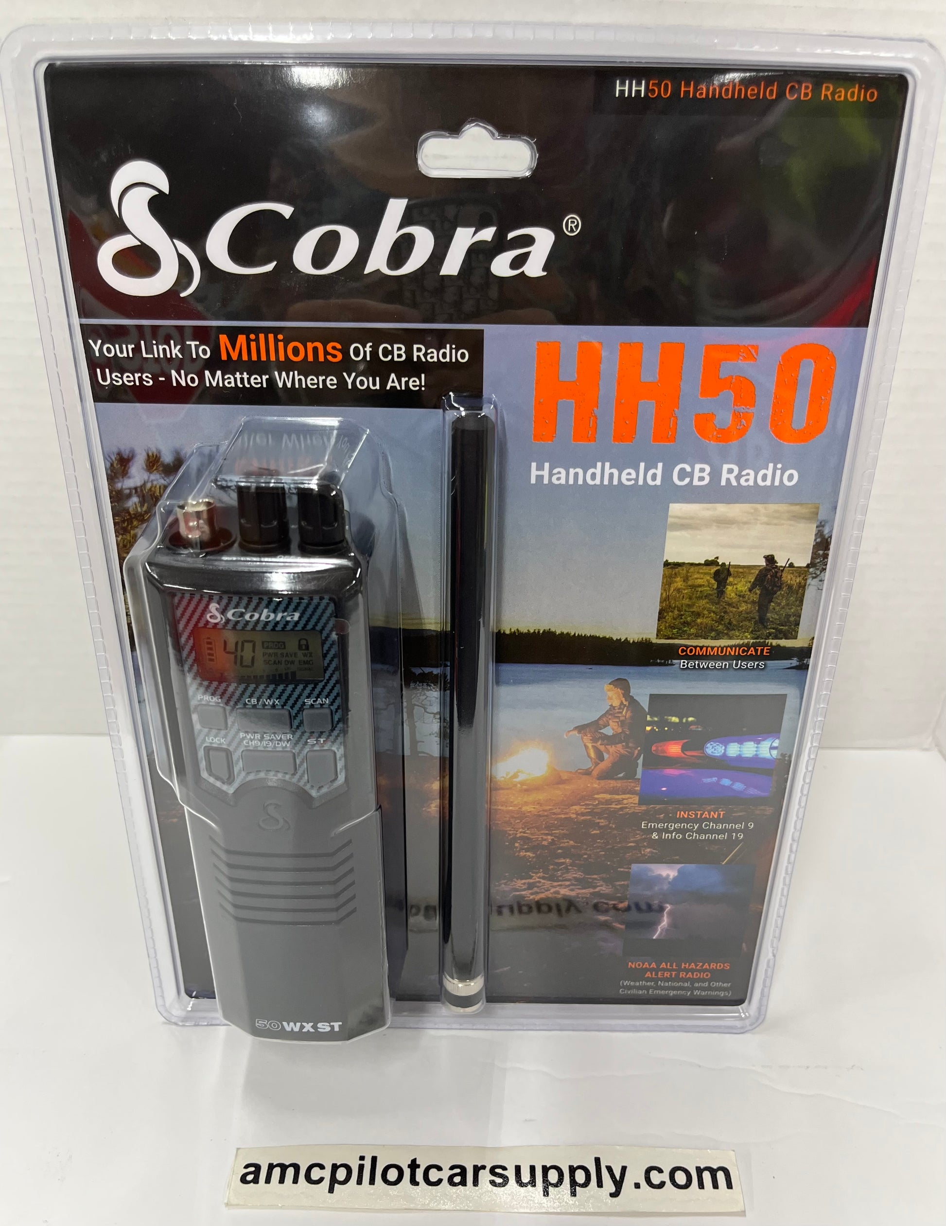 Cobra HH 50 WX ST 40-Channel Portable Handheld CB Radio Black HH50WXST -  Best Buy
