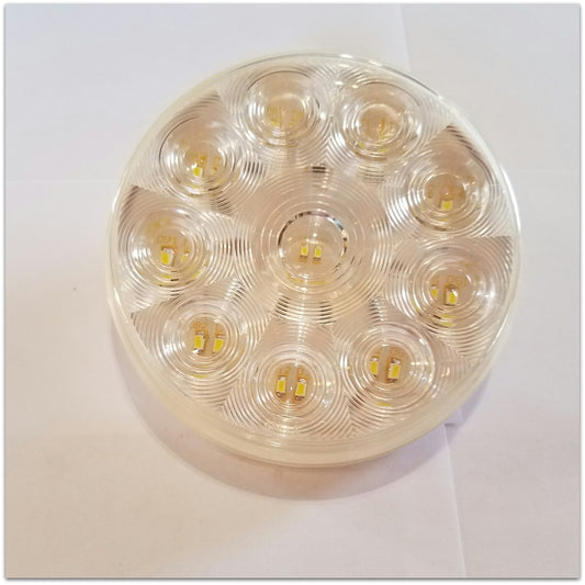 4" Round Clear LED Backup Light